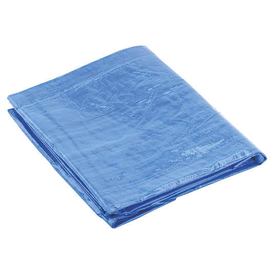 Sealey TARP810 Tarpaulin 2.44 x 3.05m - Blue