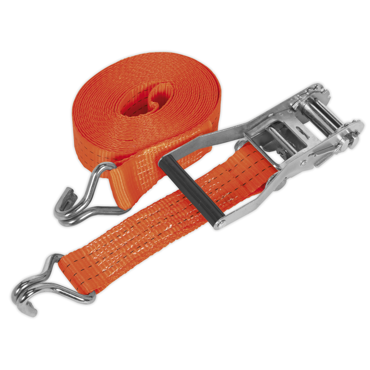 Sealey TD3006J Ratchet Strap Polyester Webbing 50mm x 6m 3000kg Breaking Strength