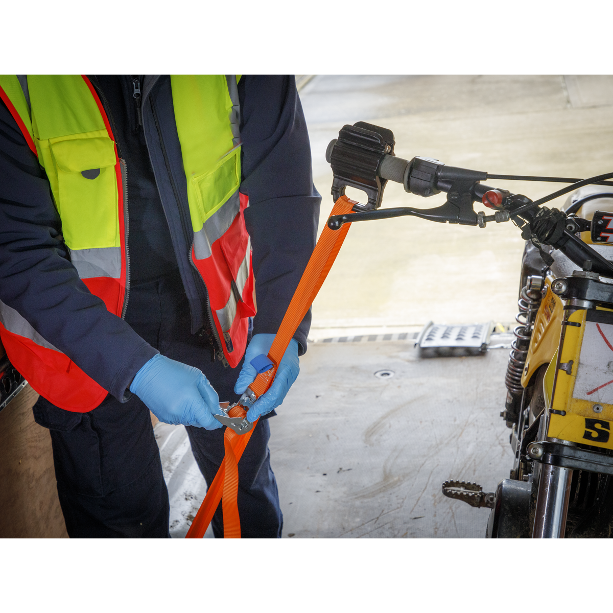 Sealey TDC01 Handlebar Tie Down Clamp - Pair