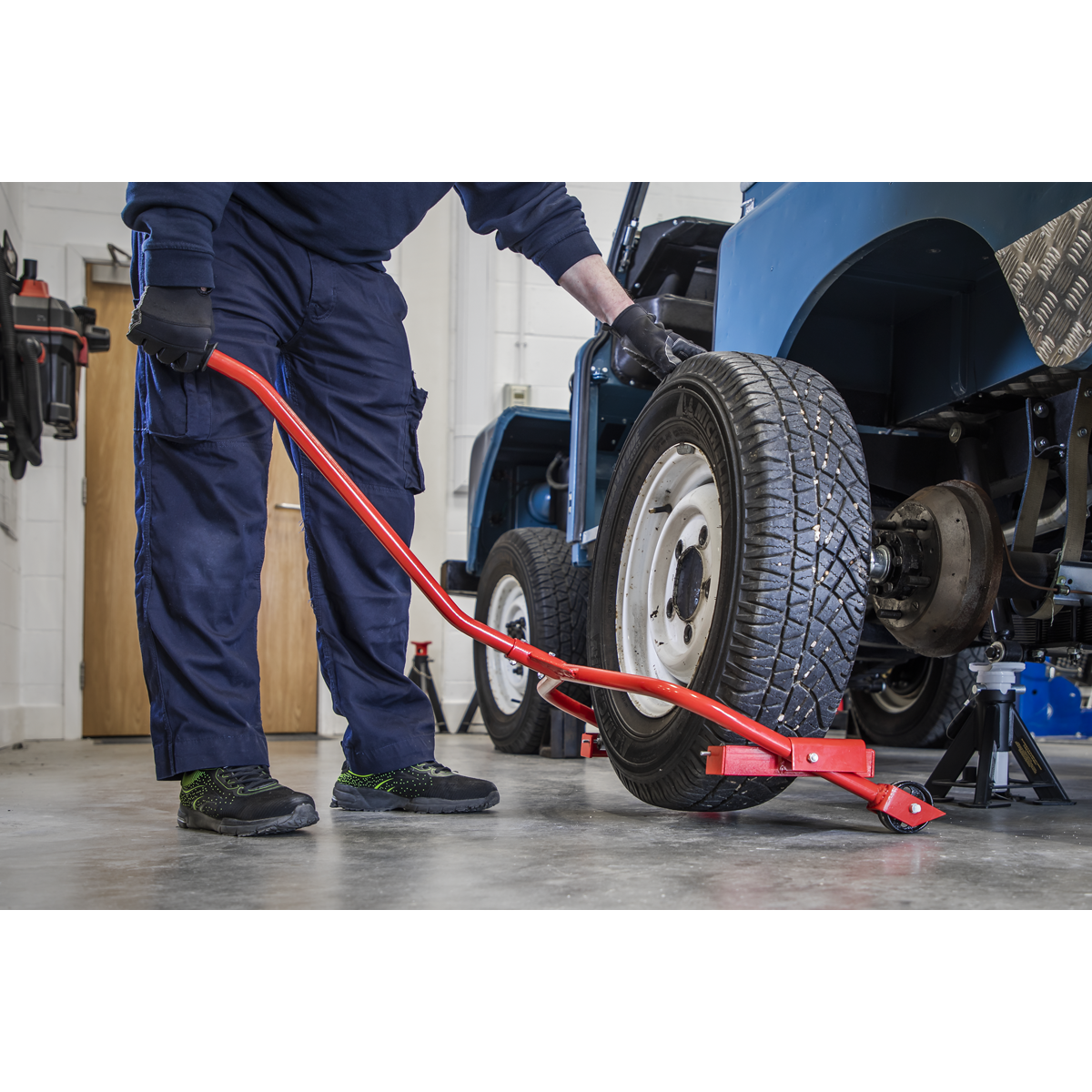 Sealey TH002 Wheel & Tyre Handling Dolly 127kg Capacity