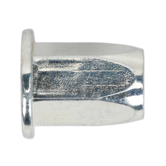 Sealey TIFHM8 Full Hex Threaded Insert (Rivet Nut) M8 Standard Flange - Pack of 50