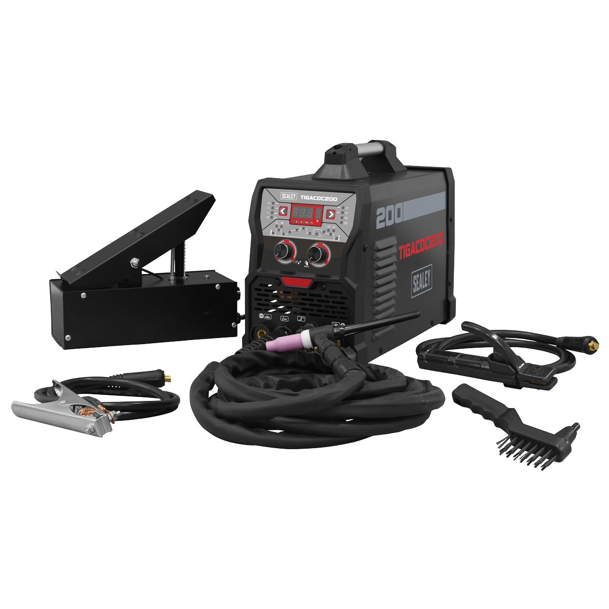 Sealey TIGACDC200 200A TIG/MMA AC/DC Pulse Inverter Welder 230V