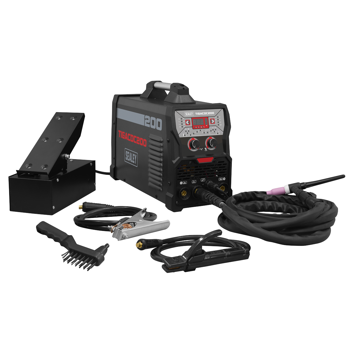Sealey TIGACDC200 200A TIG/MMA AC/DC Pulse Inverter Welder 230V