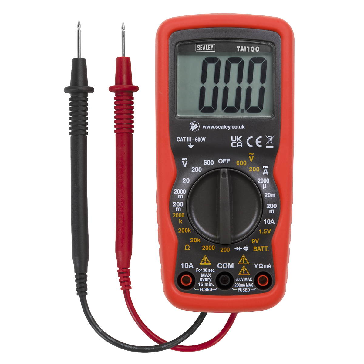 Sealey TM100 6-Function Professional Digital Multimeter