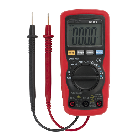 Sealey TM103 11-Function Professional Auto-Ranging Digital Multimeter