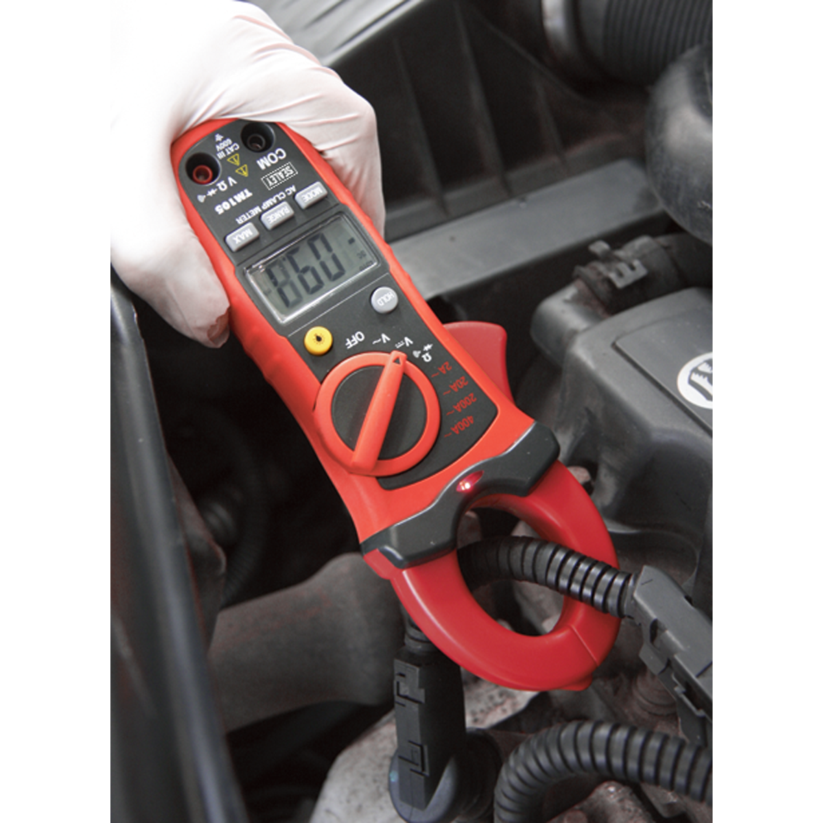 Sealey TM105 6-Function Professional Auto-Ranging Digital Clamp Meter NCVD