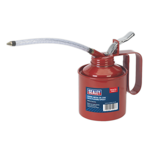 Sealey TP05 Metal Oil Can with Flexible Spout 500ml