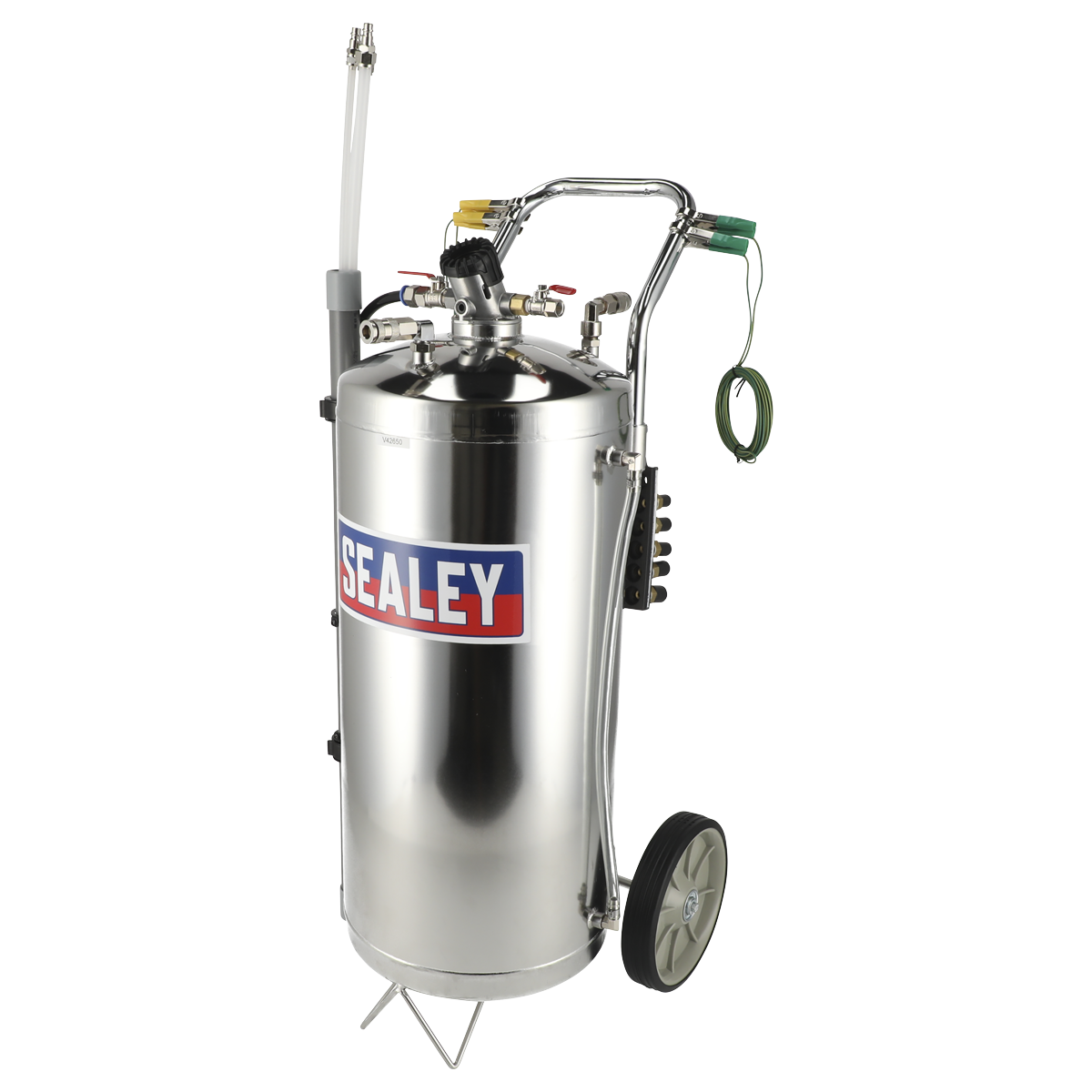 Sealey TP200S Air Operated Stainless Steel Fuel Drainer 40L
