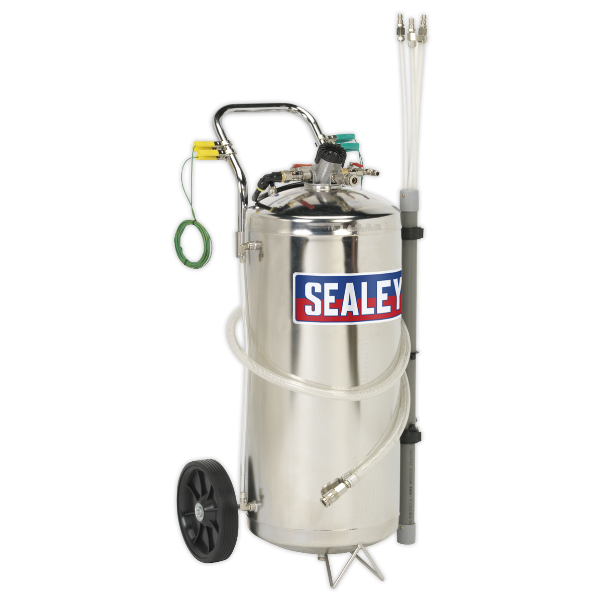 Sealey TP200S Air Operated Stainless Steel Fuel Drainer 40L
