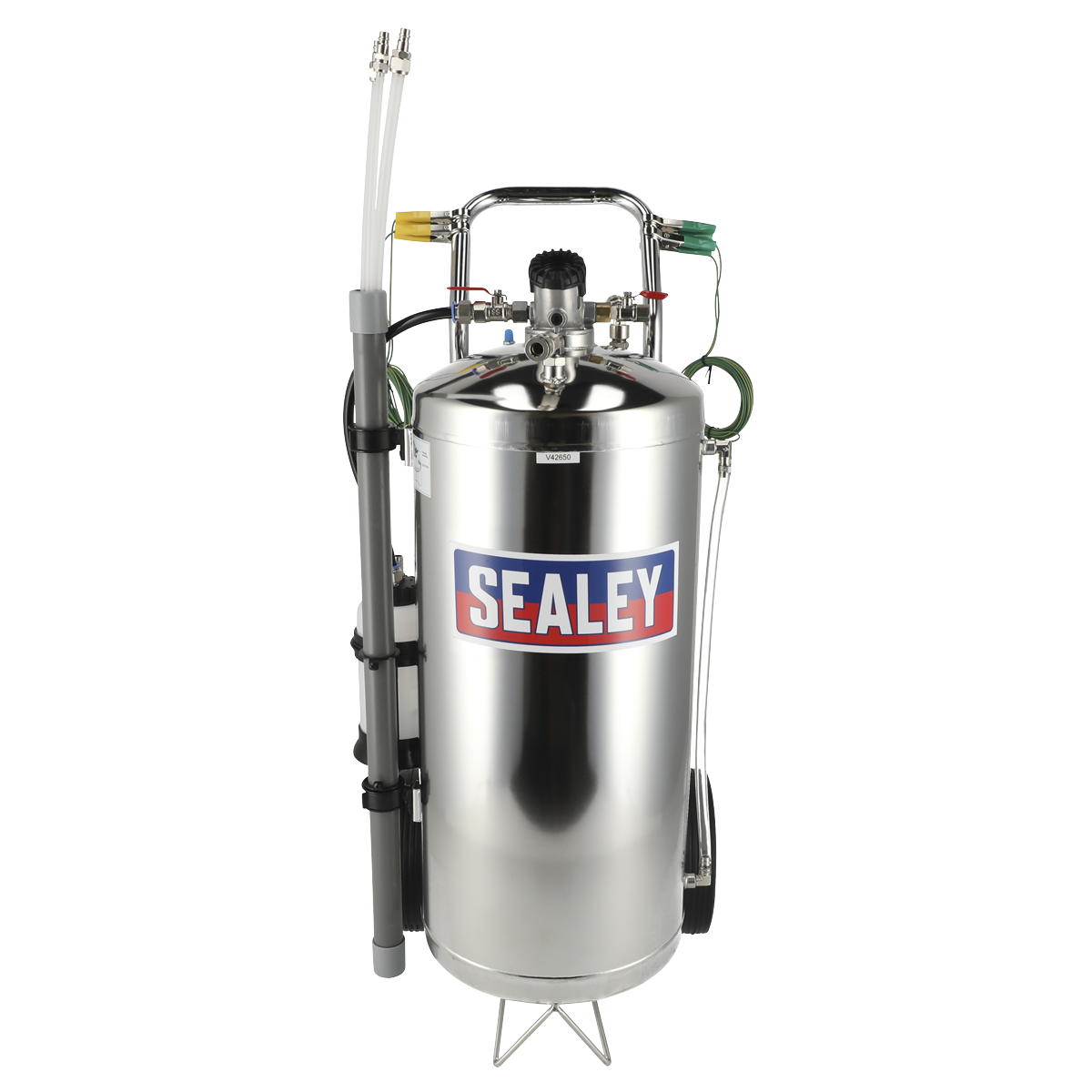 Sealey TP200S Air Operated Stainless Steel Fuel Drainer 40L