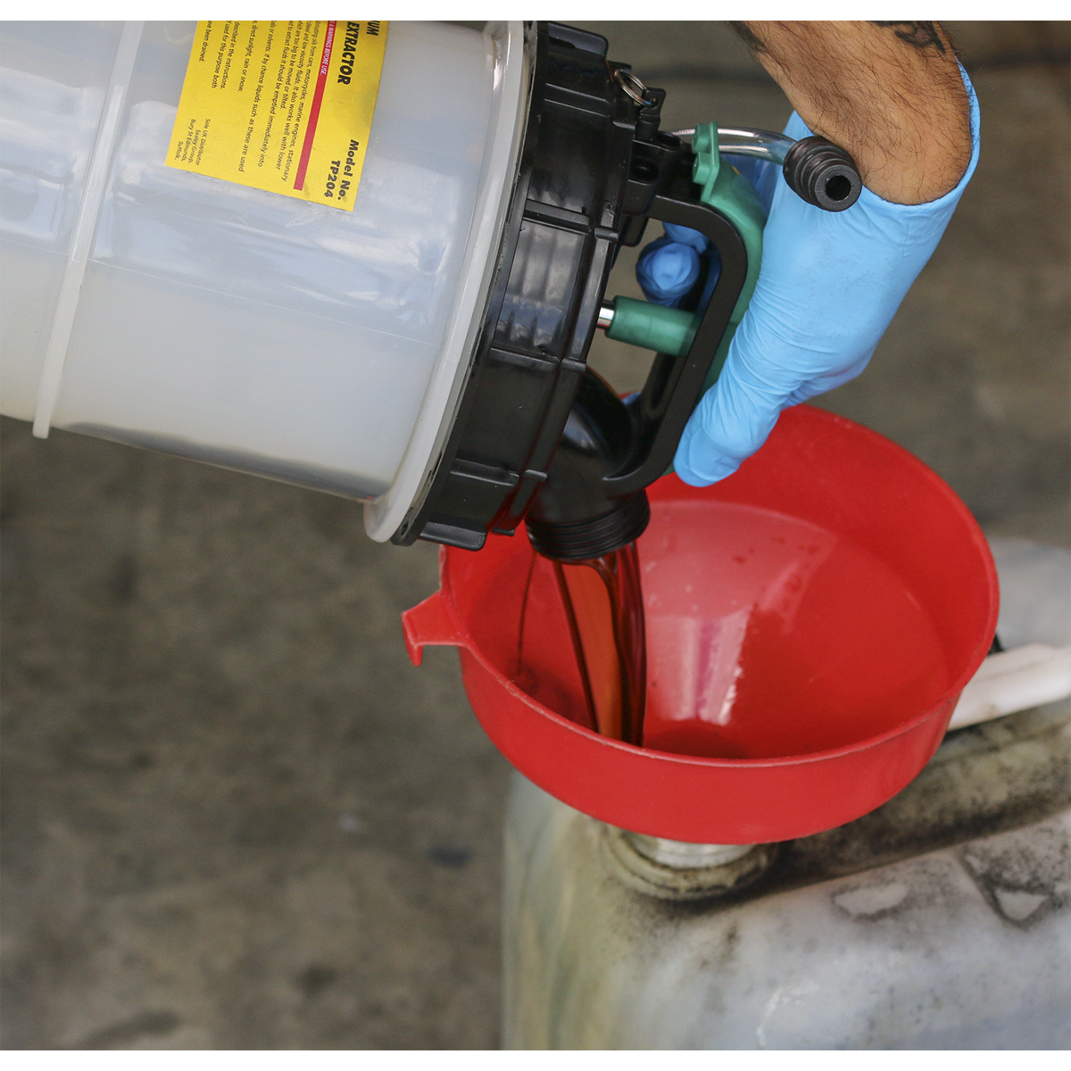 Sealey TP204 Vacuum Fuel/Fluid Extractor 8L