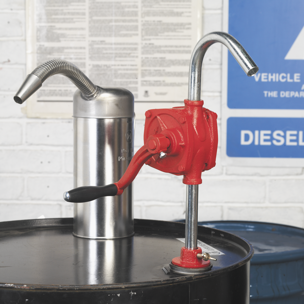 Sealey TP55 Rotary Pump for 205L Drum 0.2L/Revolution
