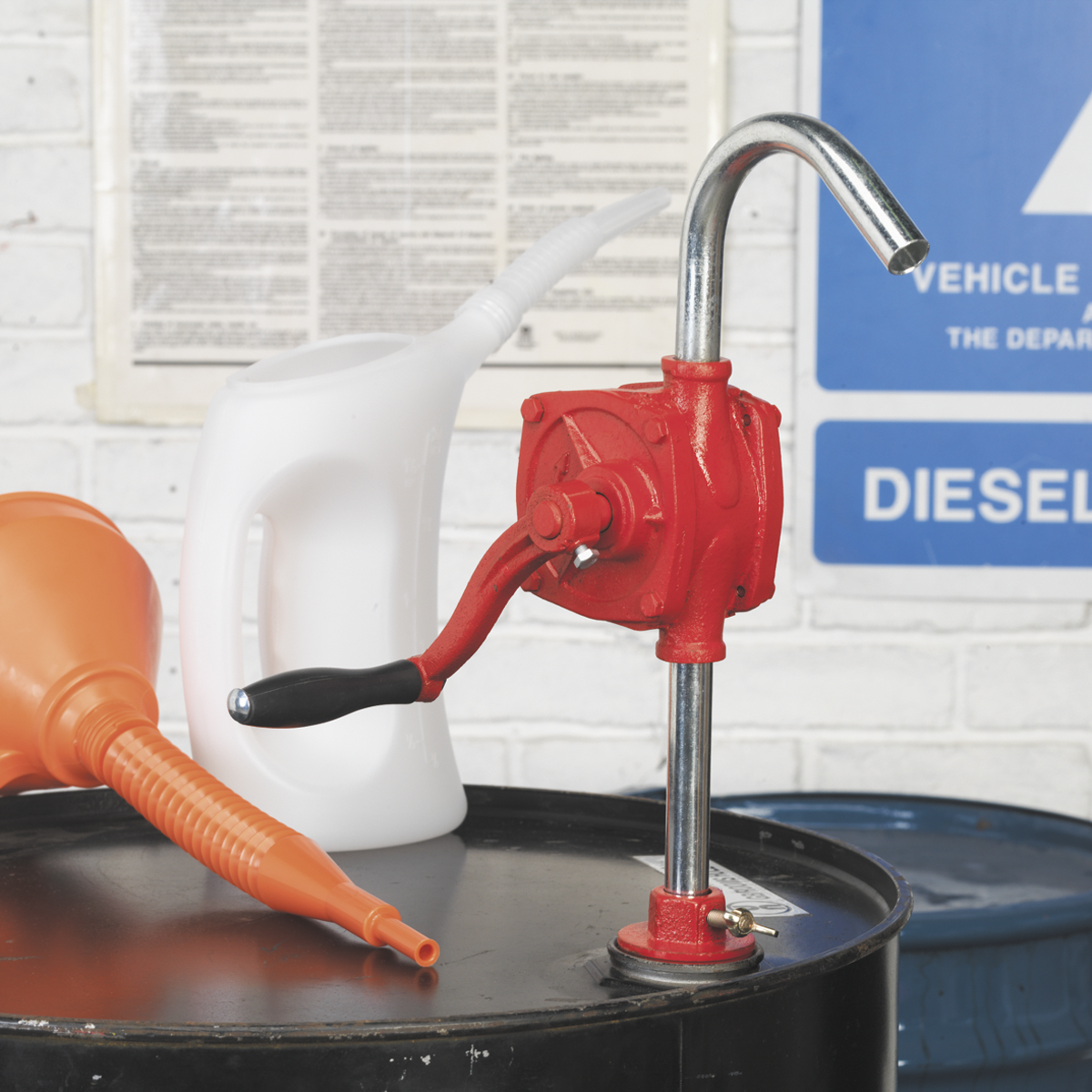 Sealey TP55 Rotary Pump for 205L Drum 0.2L/Revolution