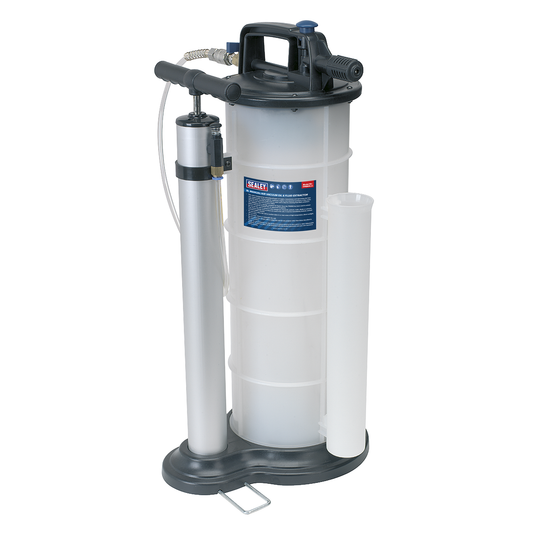 Sealey TP6904 Manual/Air Vacuum Oil & Fluid Extractor Pump 9L