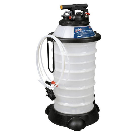 Sealey TP6909 Manual/Air Vacuum Oil & Fluid Extractor Pump 18L