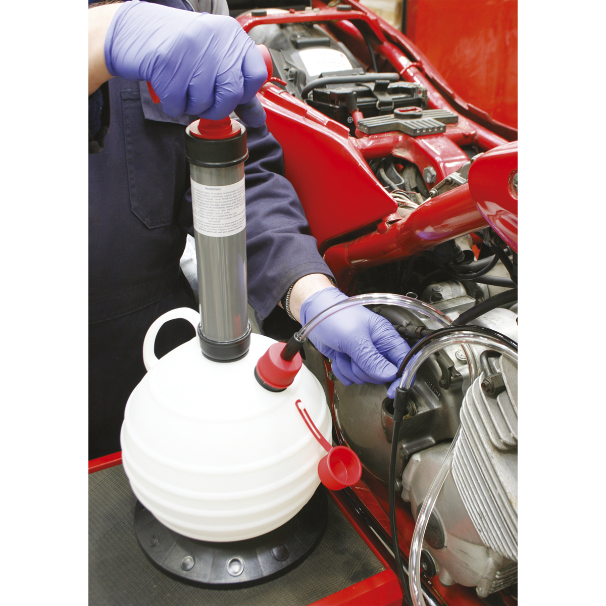 Sealey TP696 Manual Vacuum Oil & Fluid Extractor Pump 5.5L