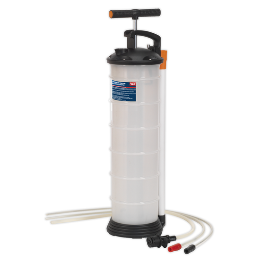 Sealey TP69 Manual Vacuum Oil & Fluid Extractor Pump 6.5L