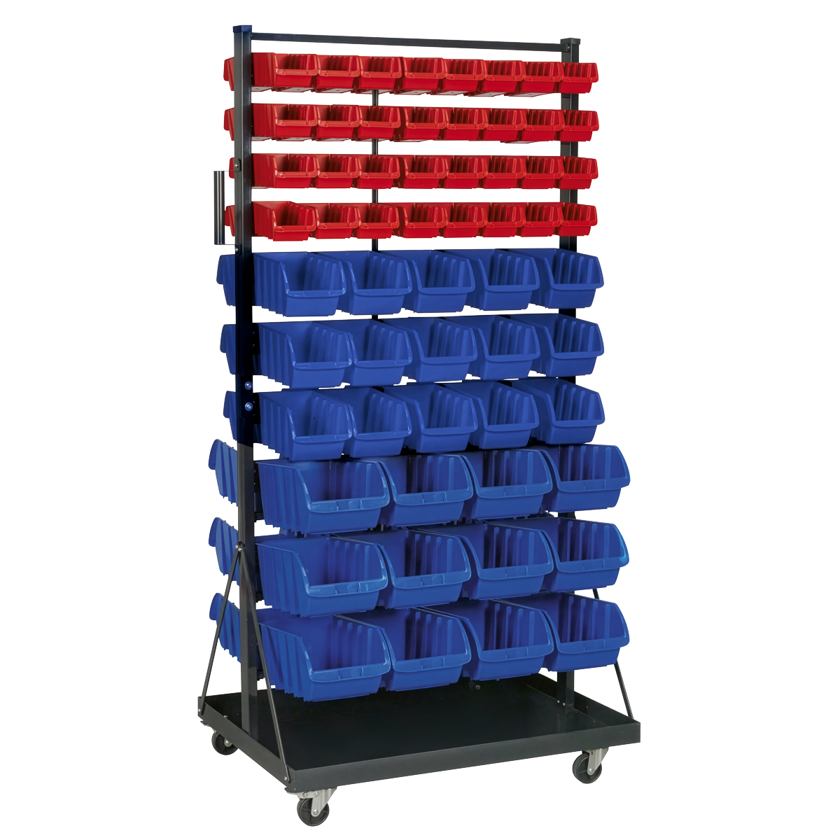Sealey TPS118 Mobile Bin Storage System with 118 Bins