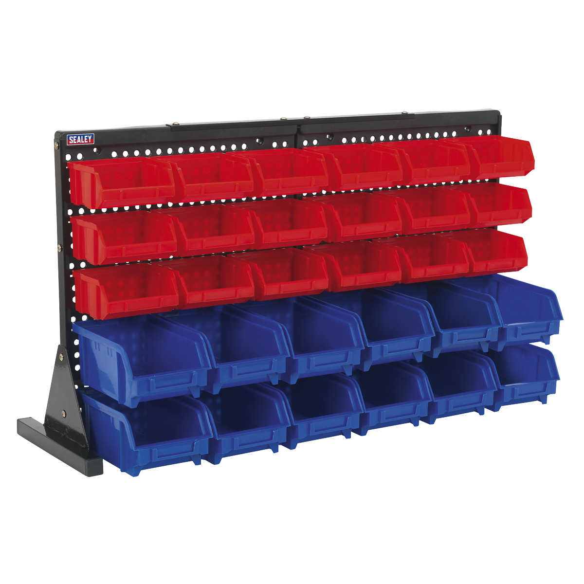 Sealey TPS1218 Bench Mounting Bin Storage System with 30 Bins