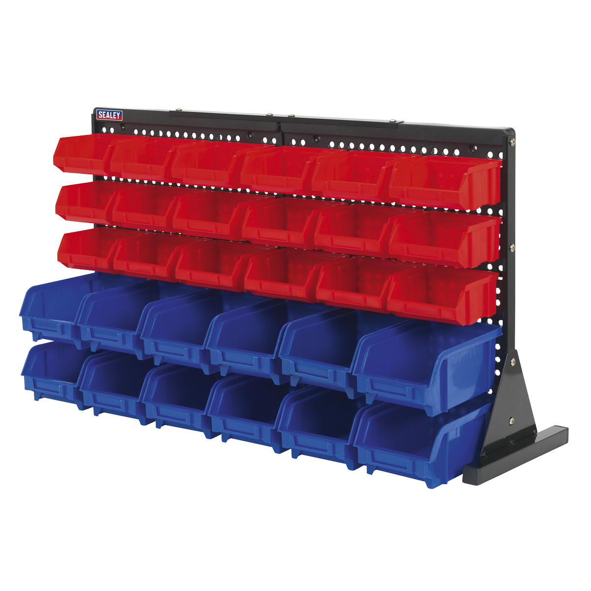 Sealey TPS1218 Bench Mounting Bin Storage System with 30 Bins