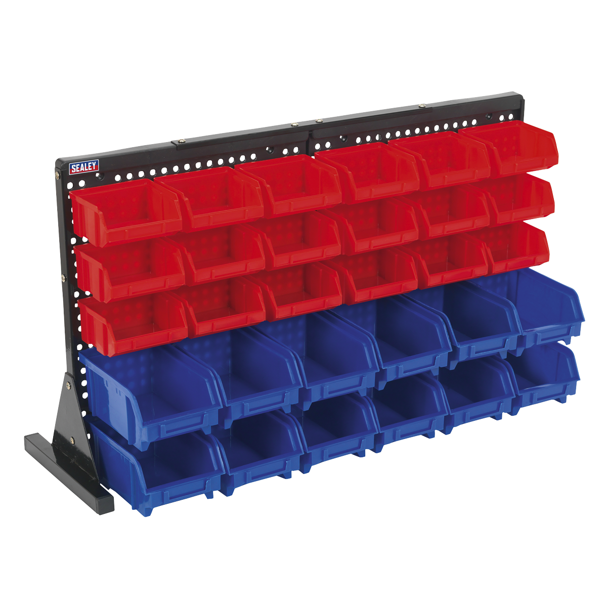 Sealey TPS1218 Bench Mounting Bin Storage System with 30 Bins