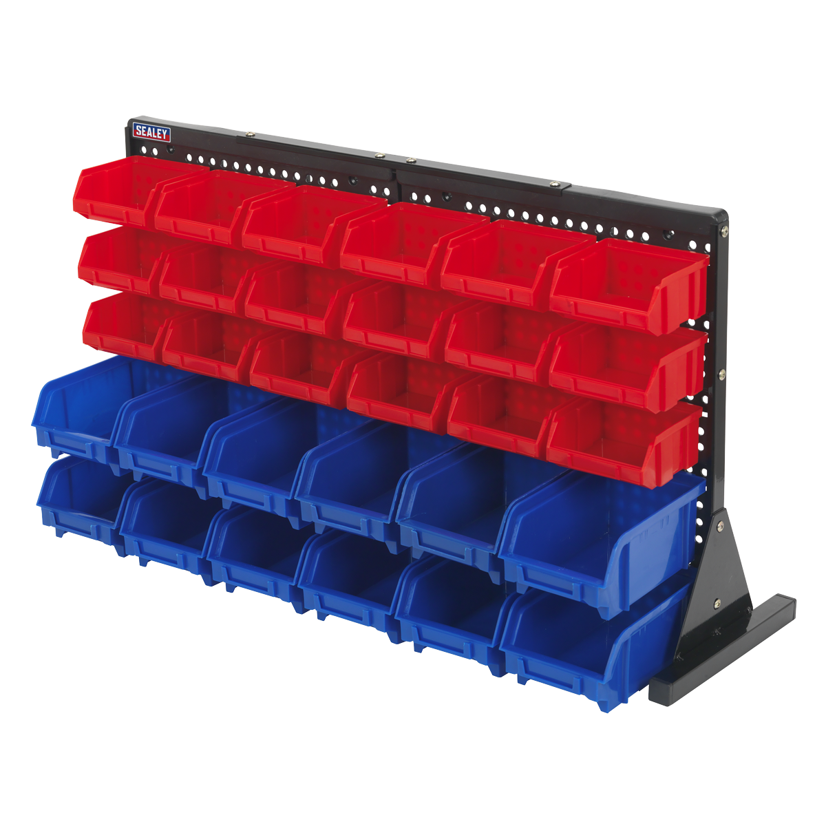 Sealey TPS1218 Bench Mounting Bin Storage System with 30 Bins