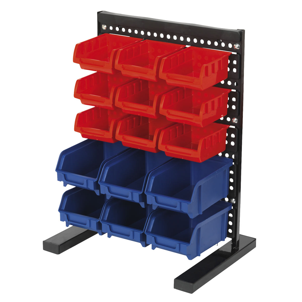 Sealey TPS1569 Bench Mounting Bin Storage System with 15 Bins
