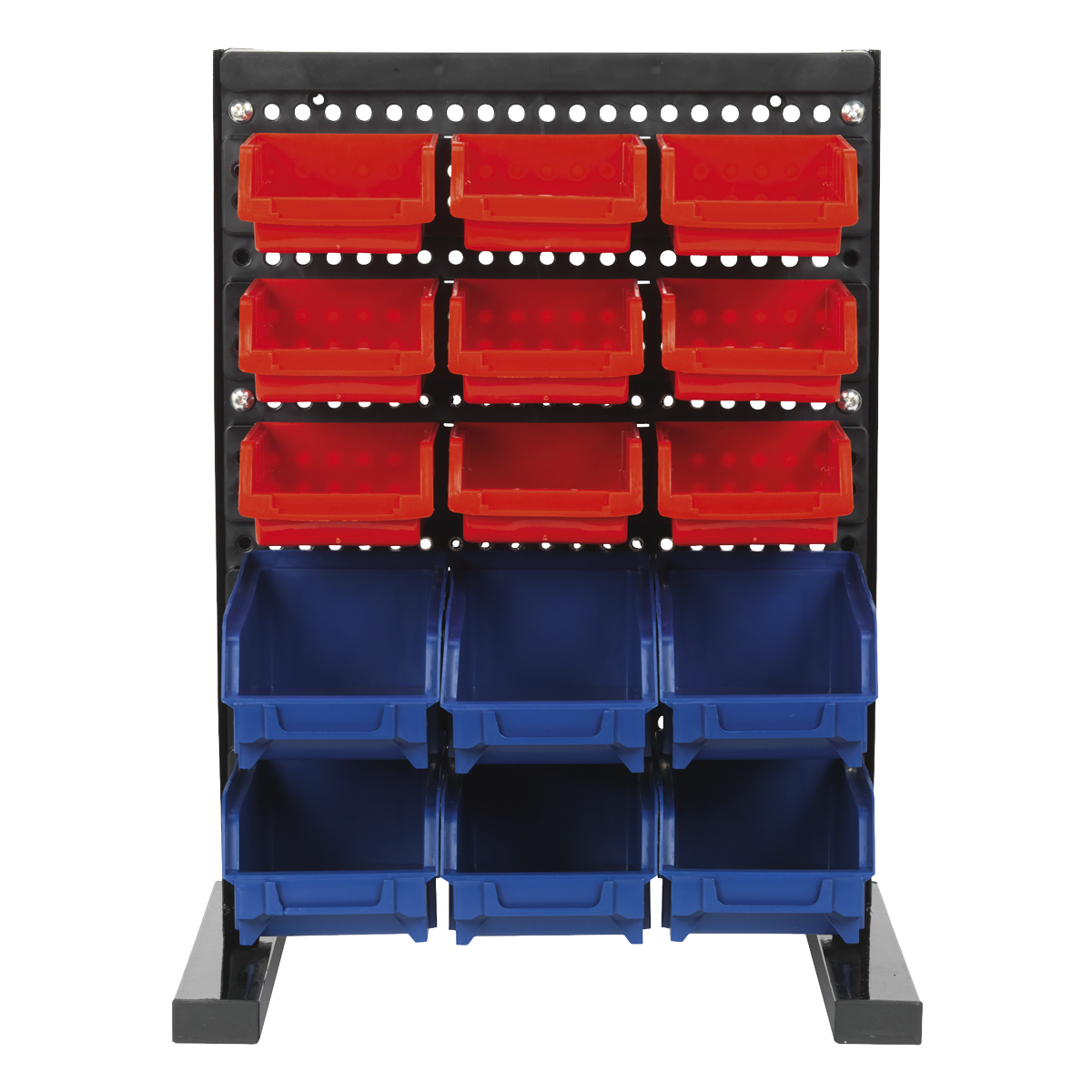 Sealey TPS1569 Bench Mounting Bin Storage System with 15 Bins