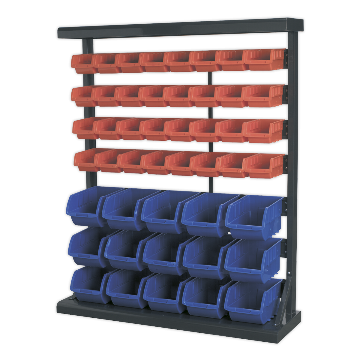 Sealey TPS47 Mobile Bin Storage System with 47 Bins