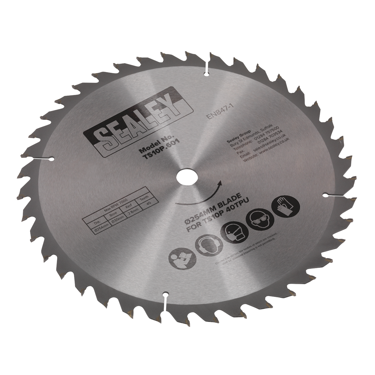 Sealey TS10P.601 254mm Blade for TS10P 40tpu
