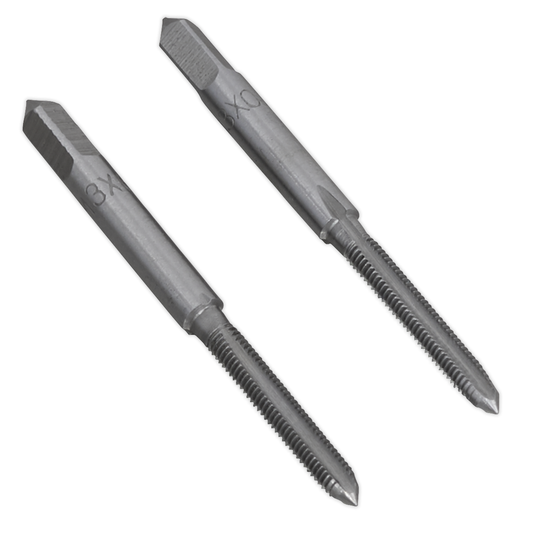 Sealey TSM3 Taper & Plug Tap Set M3 x 0.5mm 2pc