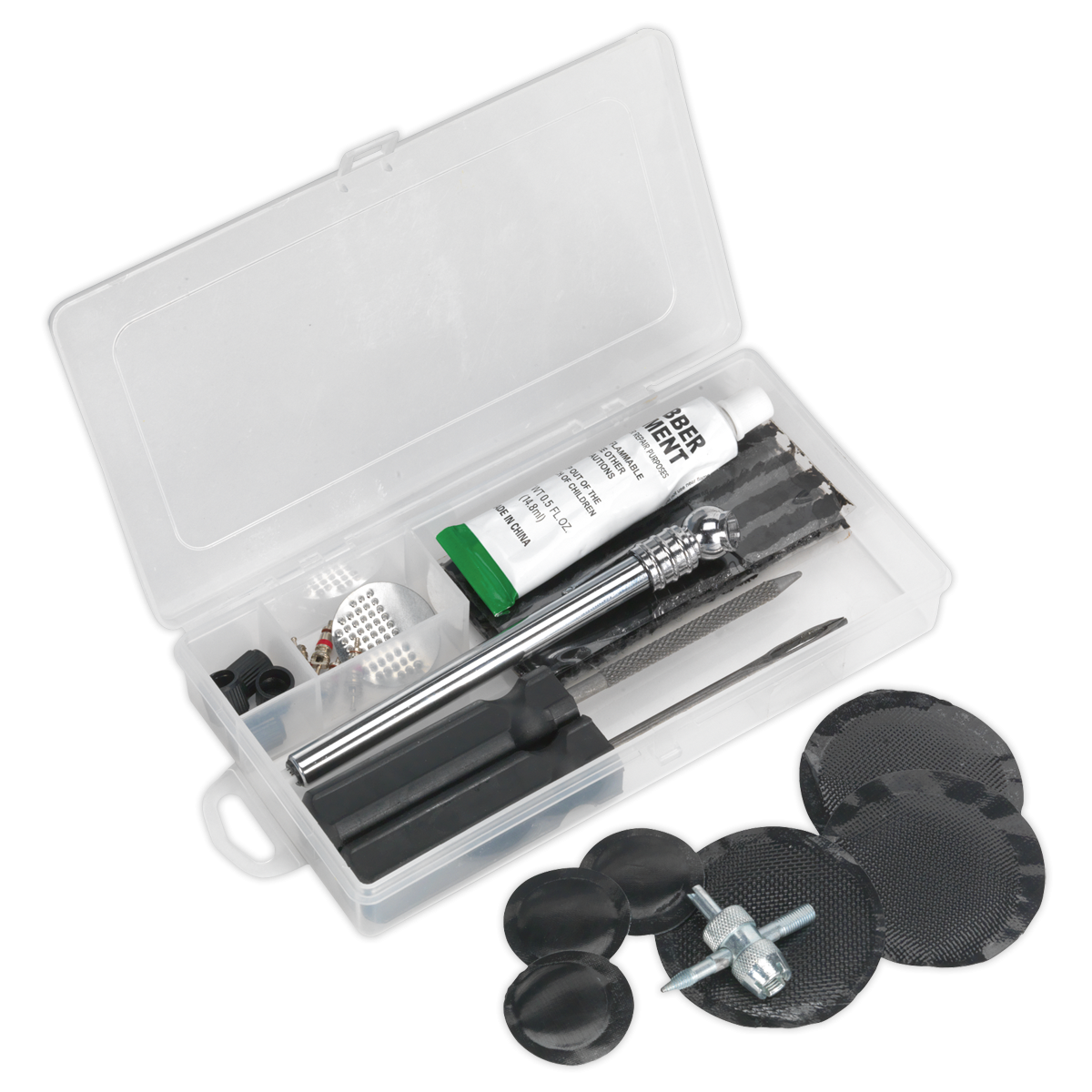 Sealey TST09 Temporary Puncture Repair & Service Kit