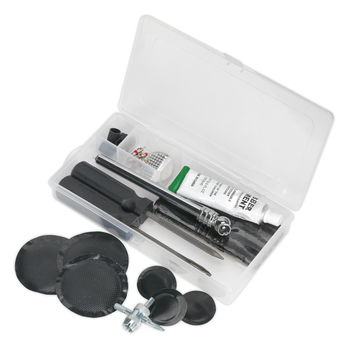 Sealey TST09 Temporary Puncture Repair & Service Kit