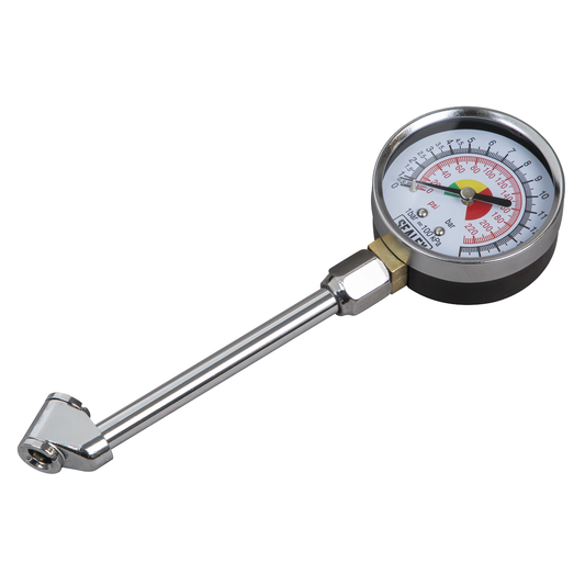 Sealey TSTPG34 Twin Connector Tyre Pressure Gauge