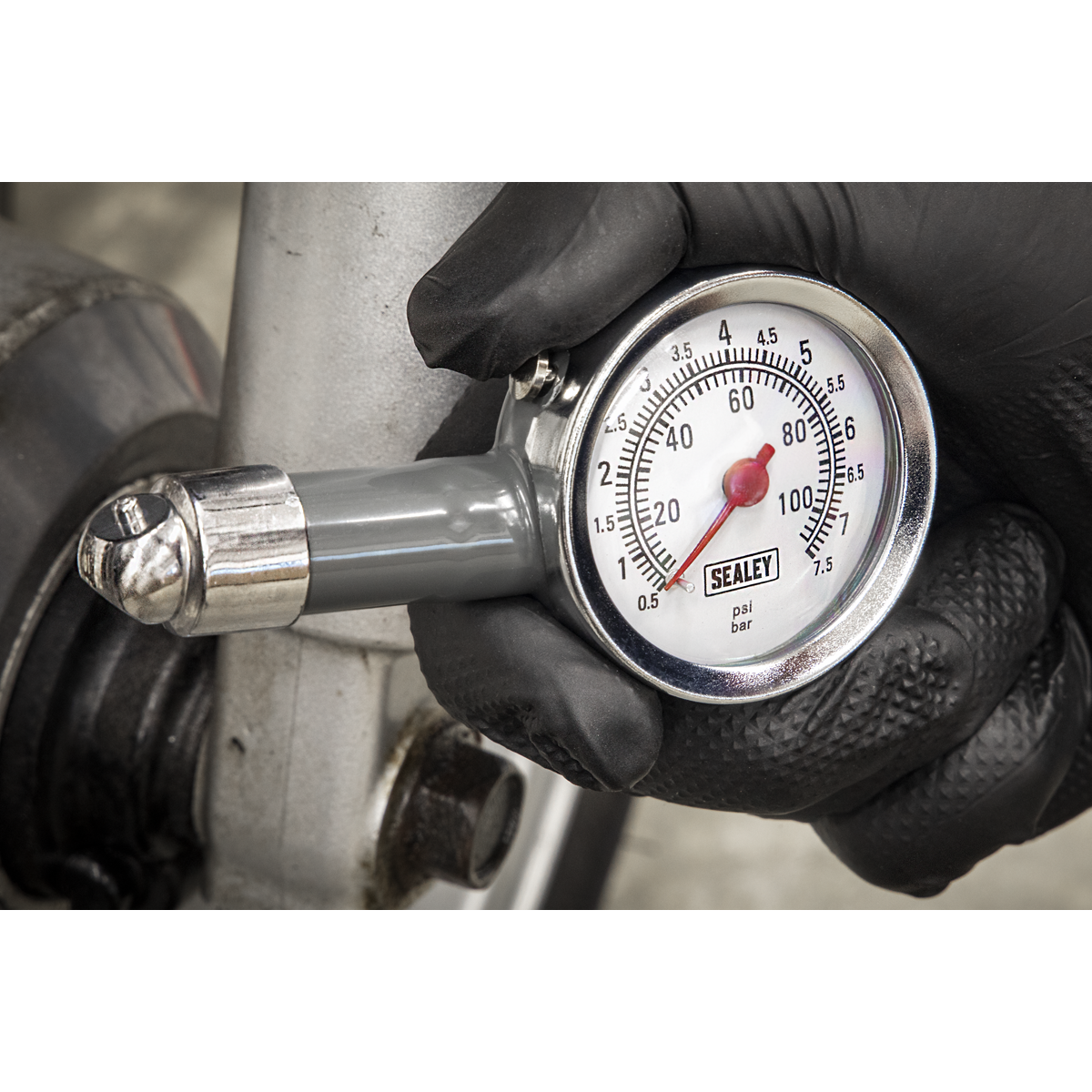 Sealey TSTPG43 Dial Type Pressure Gauge 0-100psi