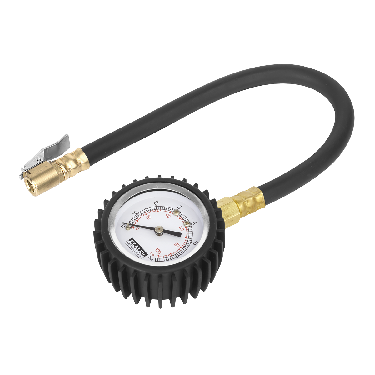 Sealey TST/PG6 Tyre Pressure Gauge with Clip-On Chuck