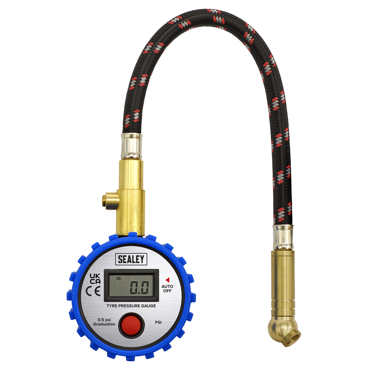 Sealey TST/PG981 Digital Tyre Pressure Gauge with Leader Hose & Quick Release