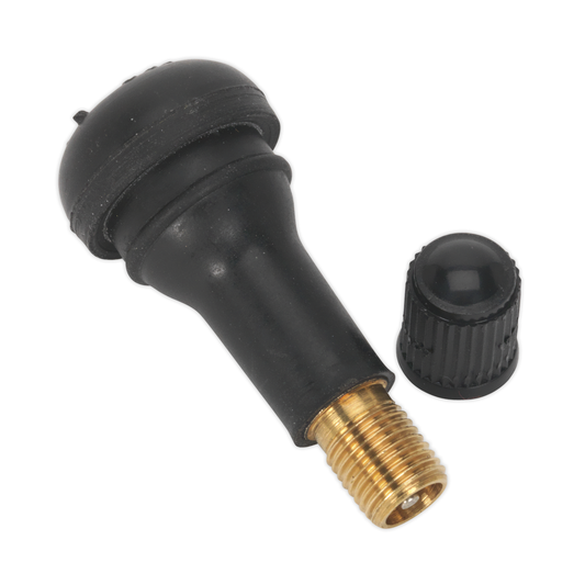 Sealey TV413 Snap-in Tubeless Tyre Valve, Type TR413 - Pack of 100
