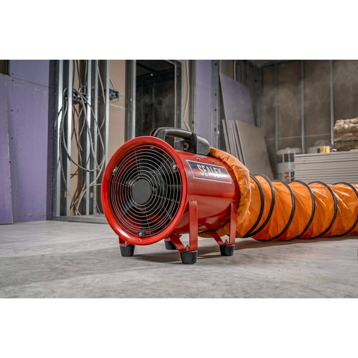 Sealey VEN200 Portable Ventilator with 5m Ducting 200mm