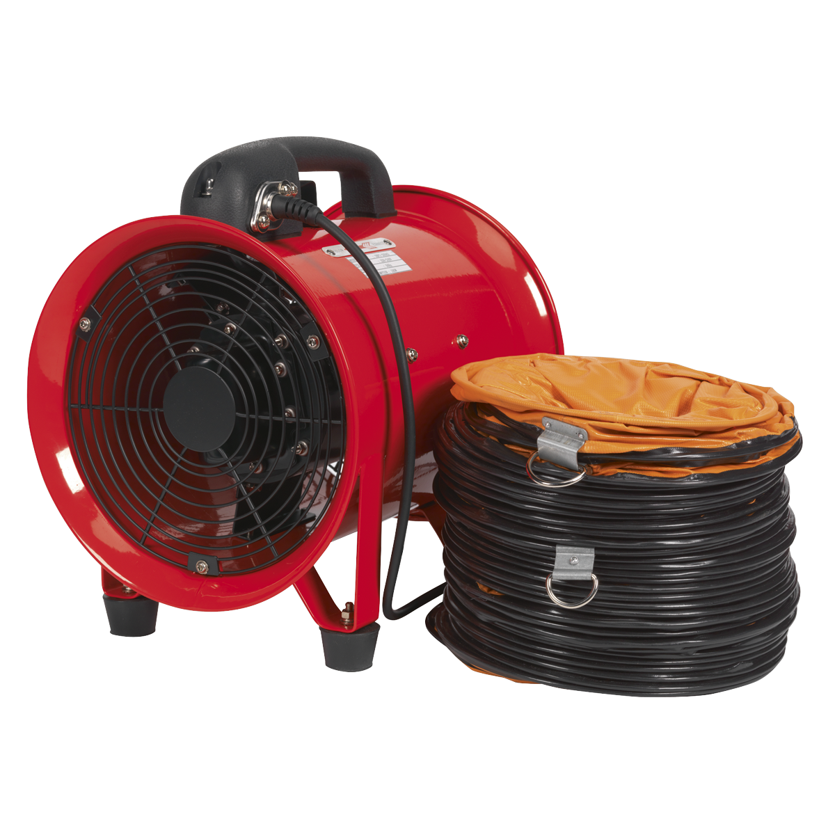 Sealey VEN200 Portable Ventilator with 5m Ducting 200mm