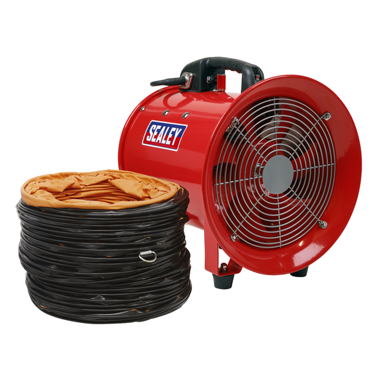 Sealey VEN250 Portable Ventilator with 5m Ducting 250mm