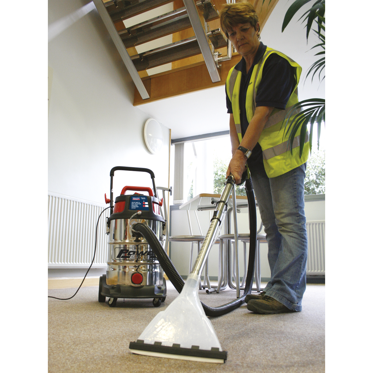 Sealey VMA915 Wet & Dry Valet Machine Stainless Drum 30L