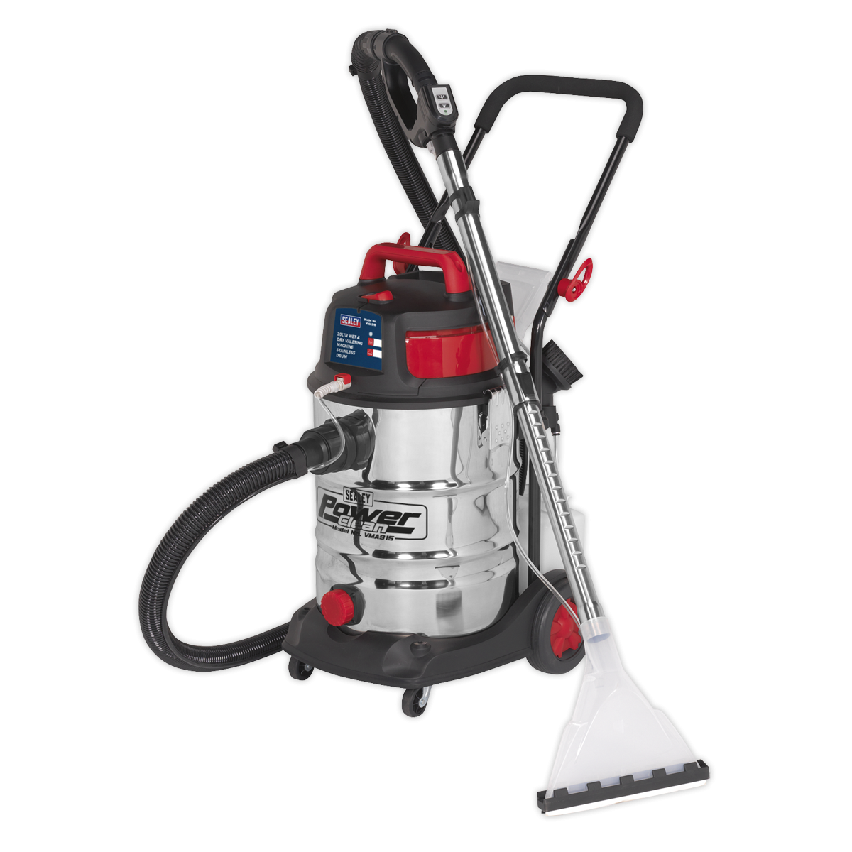 Sealey VMA915 Wet & Dry Valet Machine Stainless Drum 30L