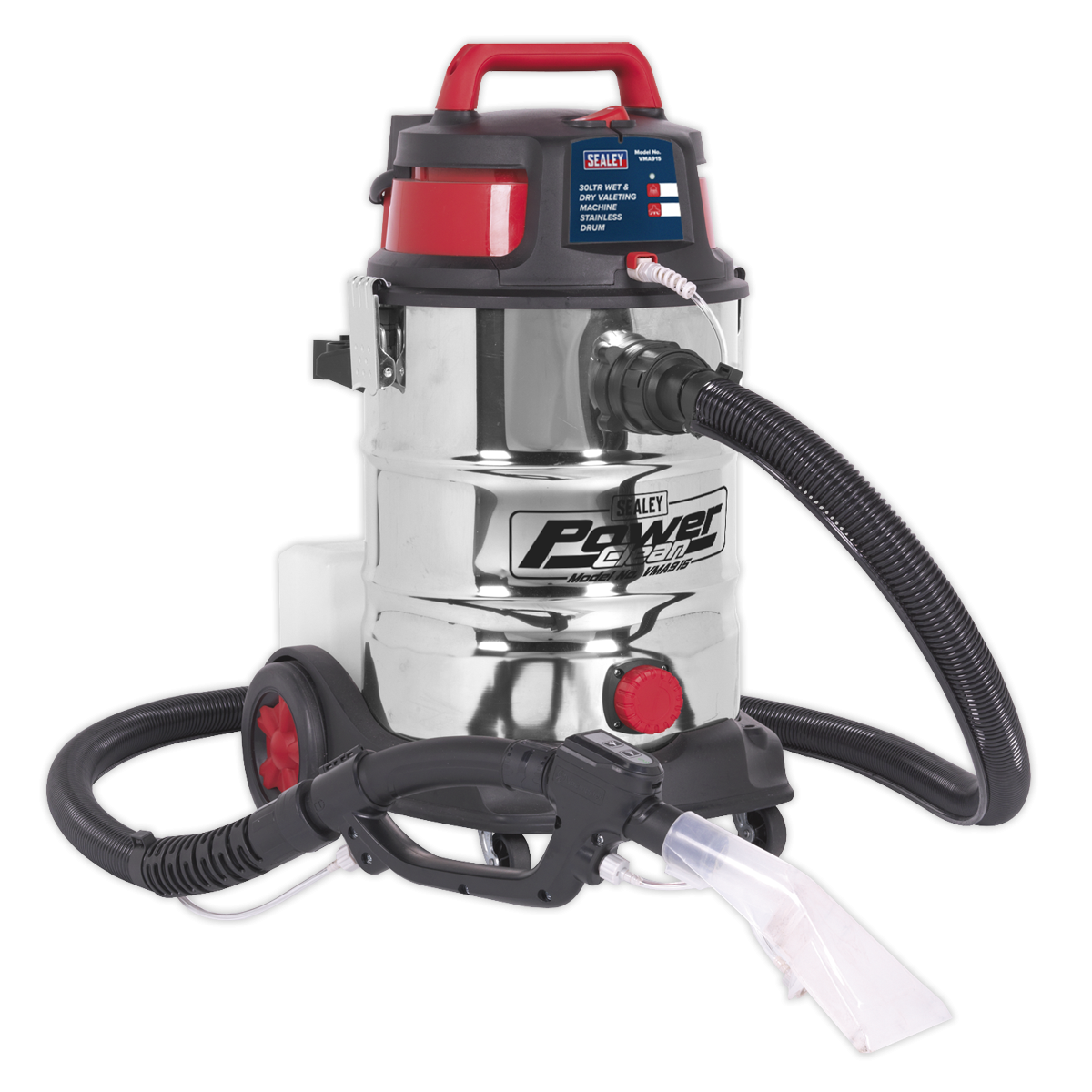 Sealey VMA915 Wet & Dry Valet Machine Stainless Drum 30L