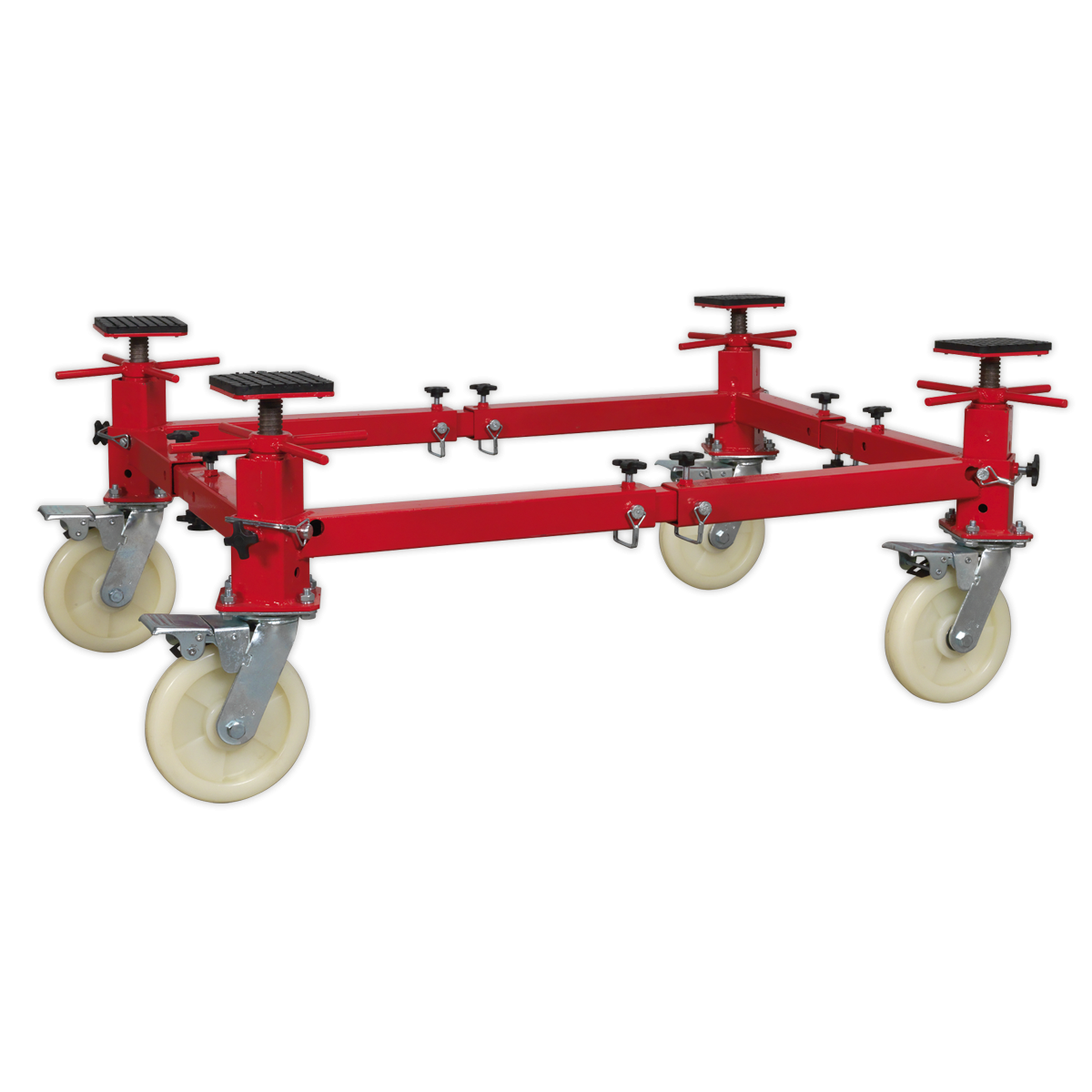 Sealey VMD002 Adjustable 4-Post Vehicle Moving Dolly 900kg Capacity
