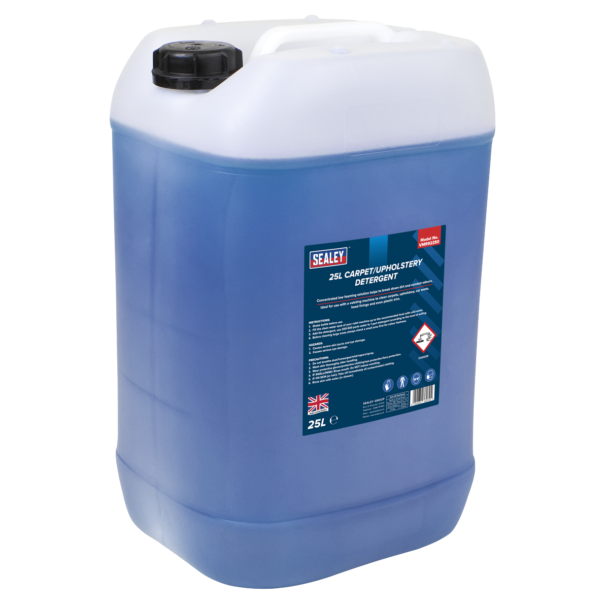 Sealey VMR92250 Carpet/Upholstery Detergent 25L
