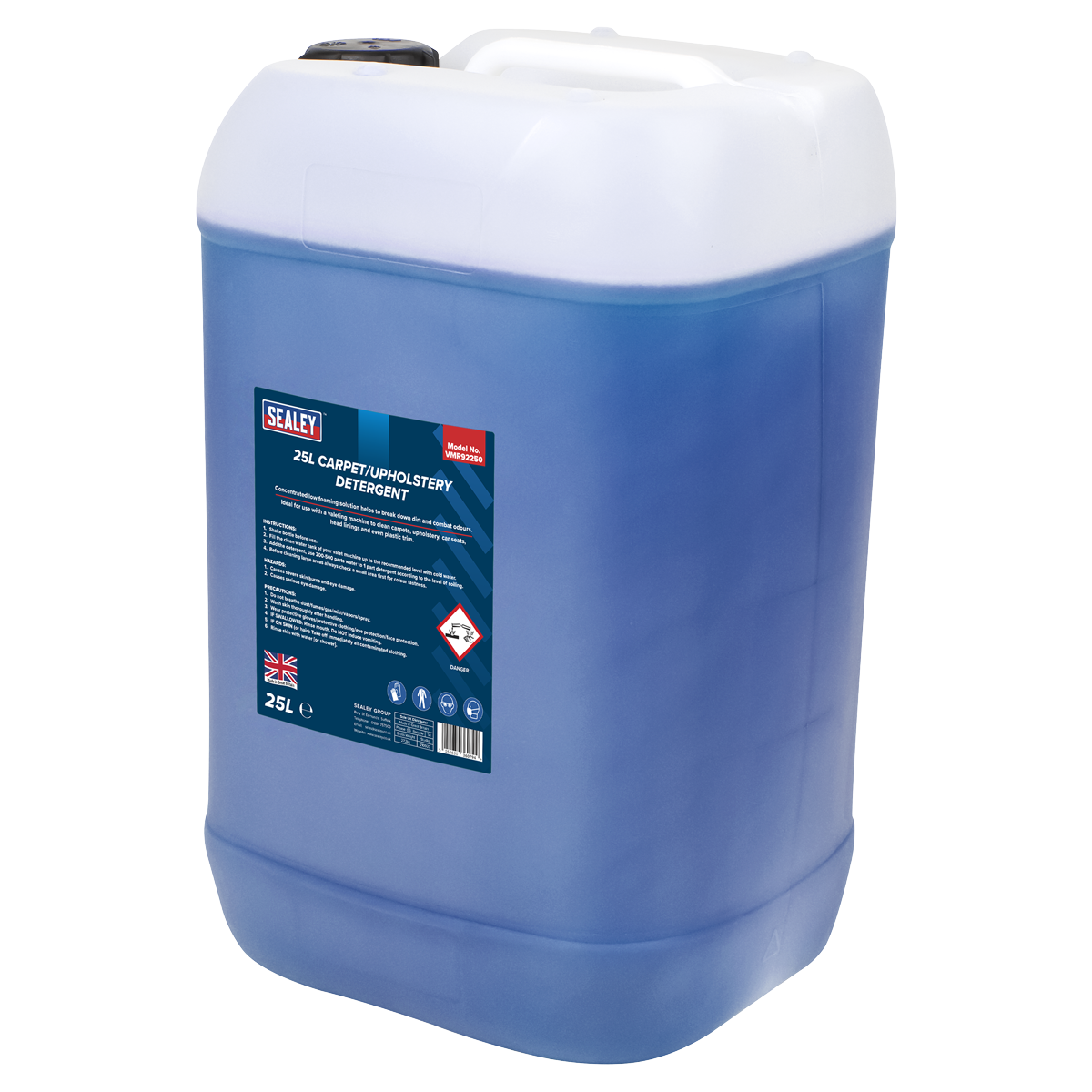 Sealey VMR92250 Carpet/Upholstery Detergent 25L