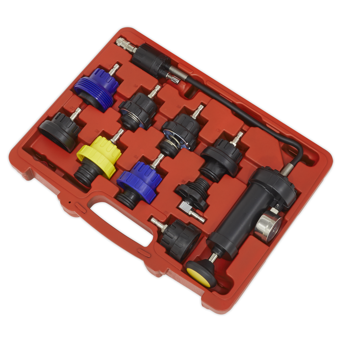 Sealey VS0013 Cooling System Pressure Test Kit 10pc