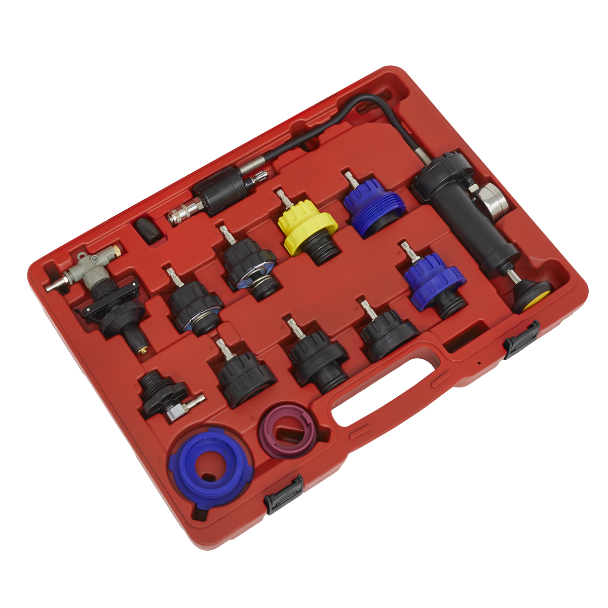 Sealey VS0014 Cooling System Pressure Test Kit 13pc
