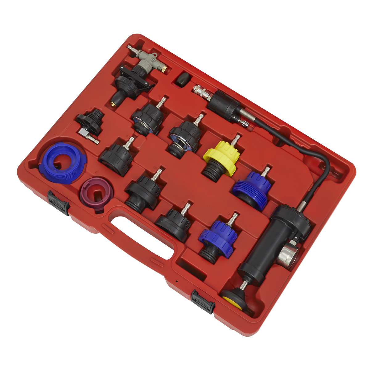Sealey VS0014 Cooling System Pressure Test Kit 13pc